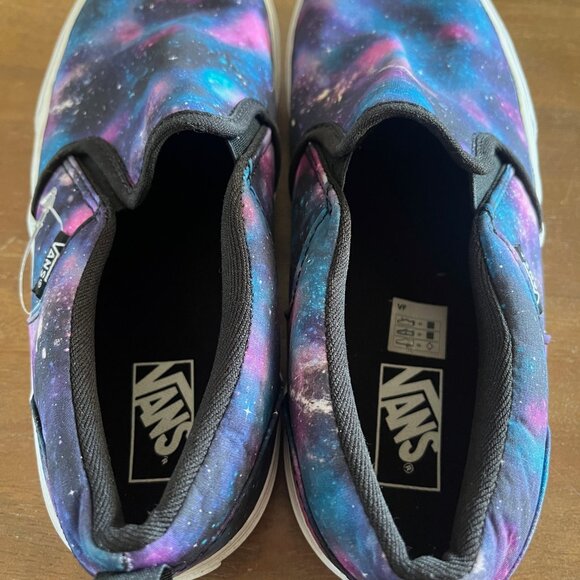 Vans Off The Wall Slip On Size Missy Size 6 Cosmic Galaxy Shoes EUC - Picture 4 of 7
